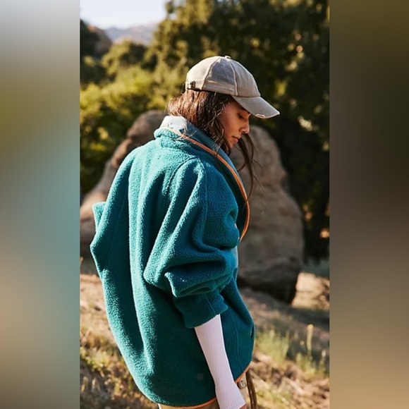 Free People Hit The Slopes Shawl Jacket - Picture 2 of 4